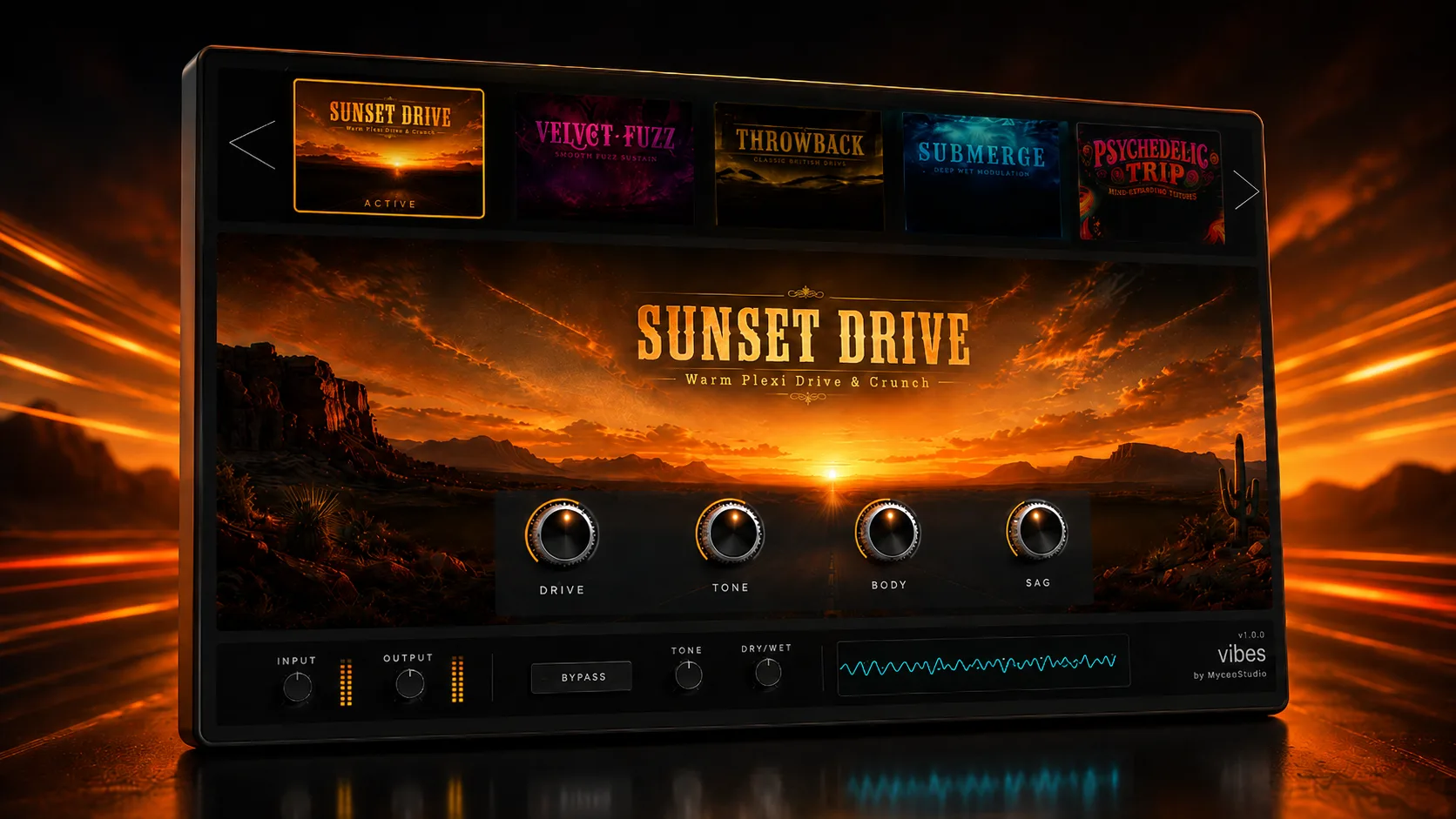 Vibes - Sunset Drive effect