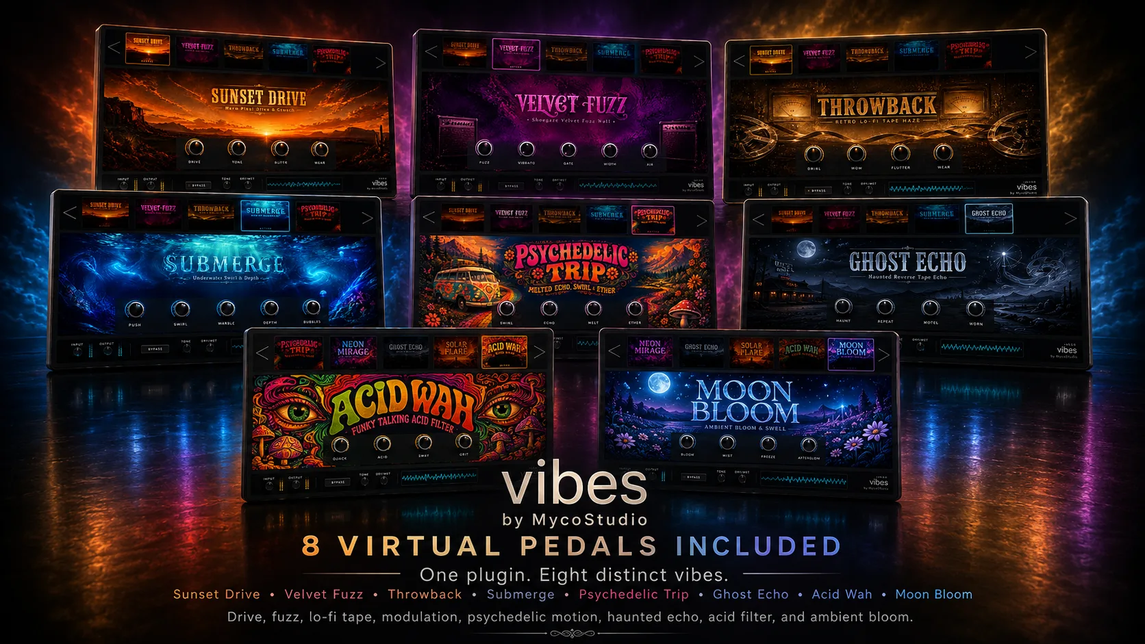 Vibes - eight audio effects